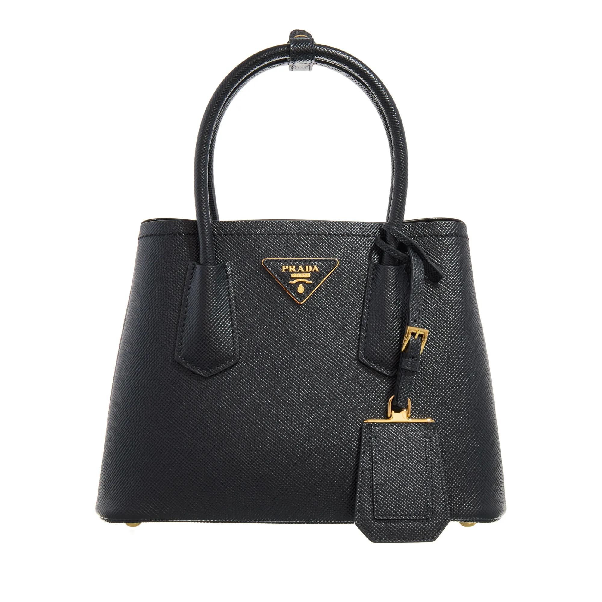 Prada Tote - Double Handbag Saffiano - Gr. unisize - in Schwarz - für Damen