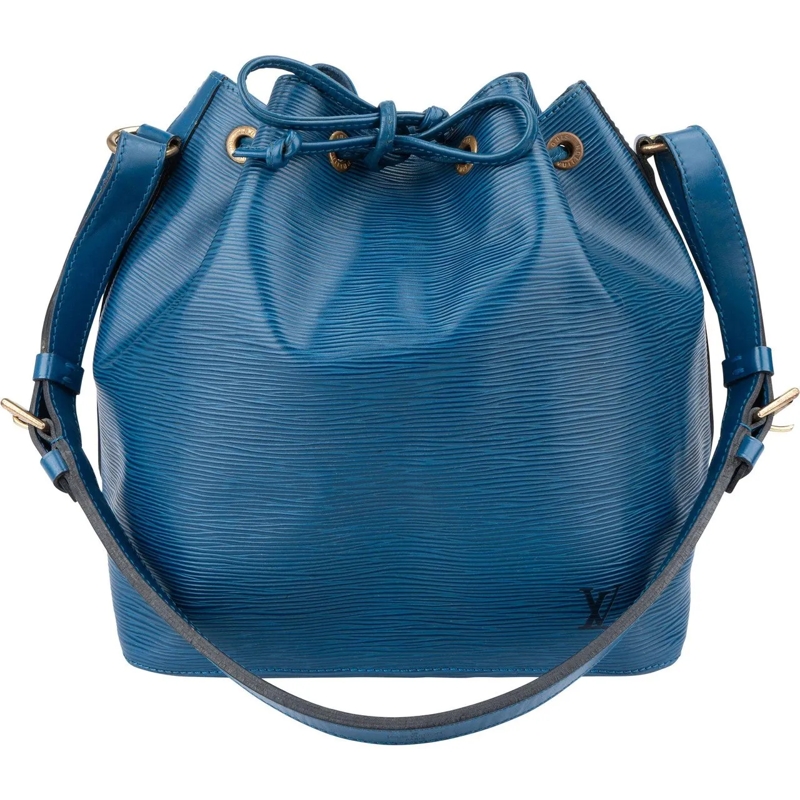 Louis Vuitton Schultertasche Louis Vuitton Bleu Epi Leather Sac Noe Petit Shoul blau