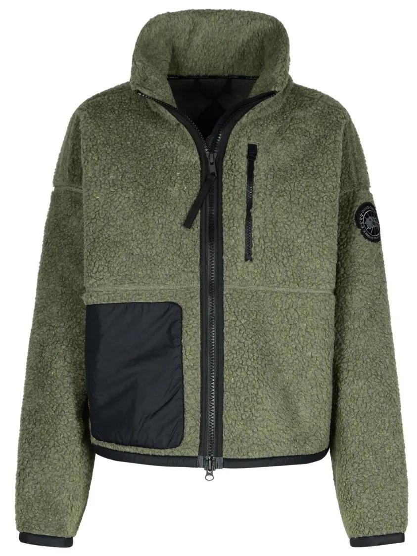 Canada Goose - Simcoe Green Wool Blend Fleece - Größe M - grün