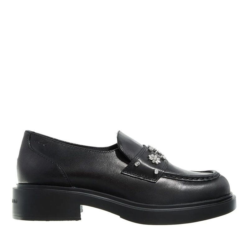 Karl Lagerfeld Loafer Macie Florastone Loafer Black Lthr W/Silver