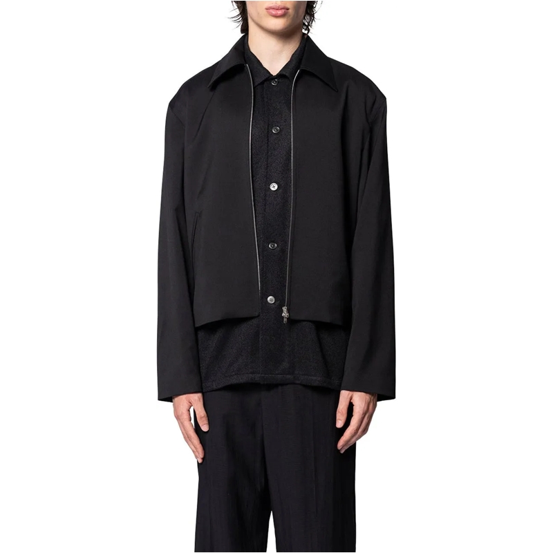 Our Legacy Daunenjacke MINI JACKET BLACK WORSTED WOOL schwarz