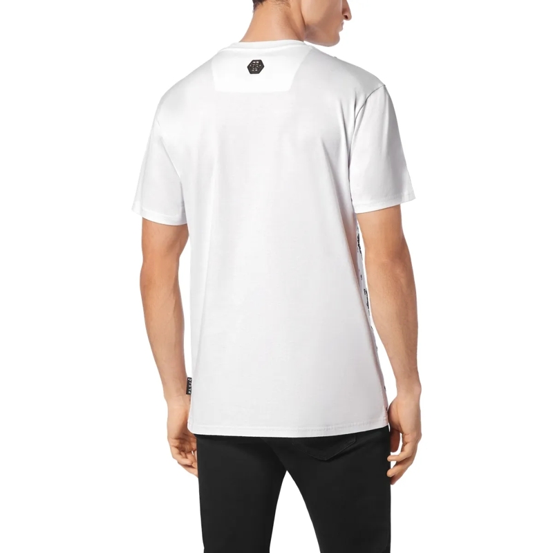 Philipp Plein T-Shirt T-Shirt Skull&Bones weiss