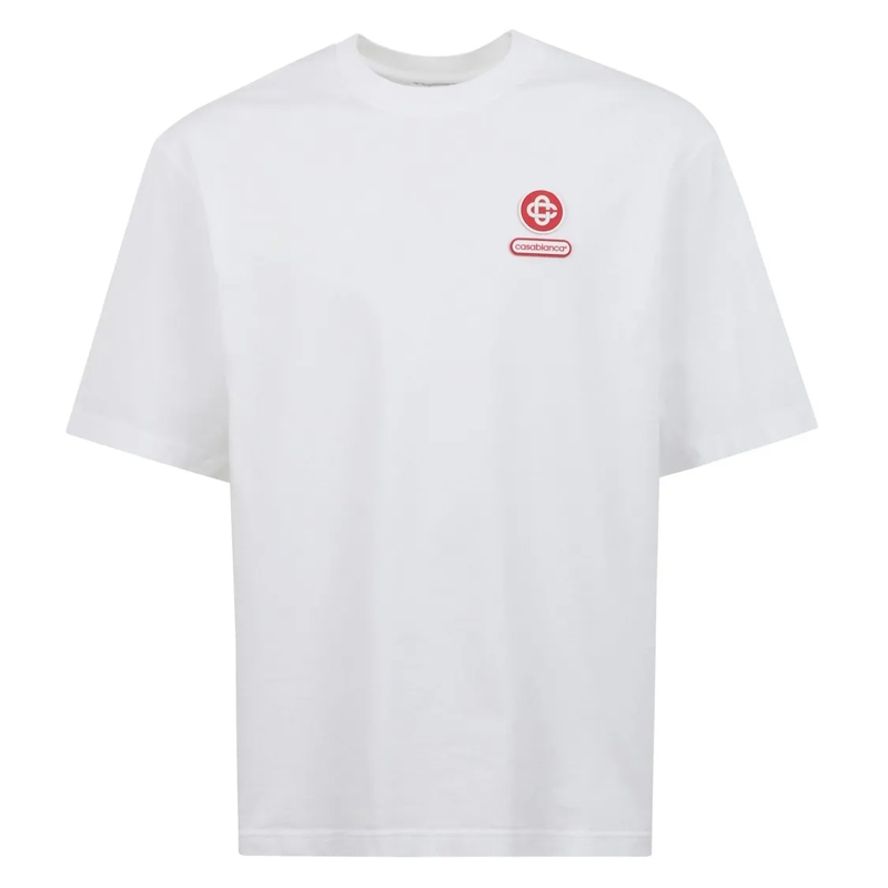 Casablanca T-Shirt Crewneck Logo T-Shirt White