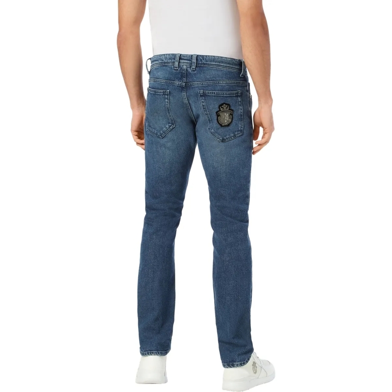 BILLIONAIRE Jeans mit geradem Bein Jeans Gerader Schnitt grau(Image 2)