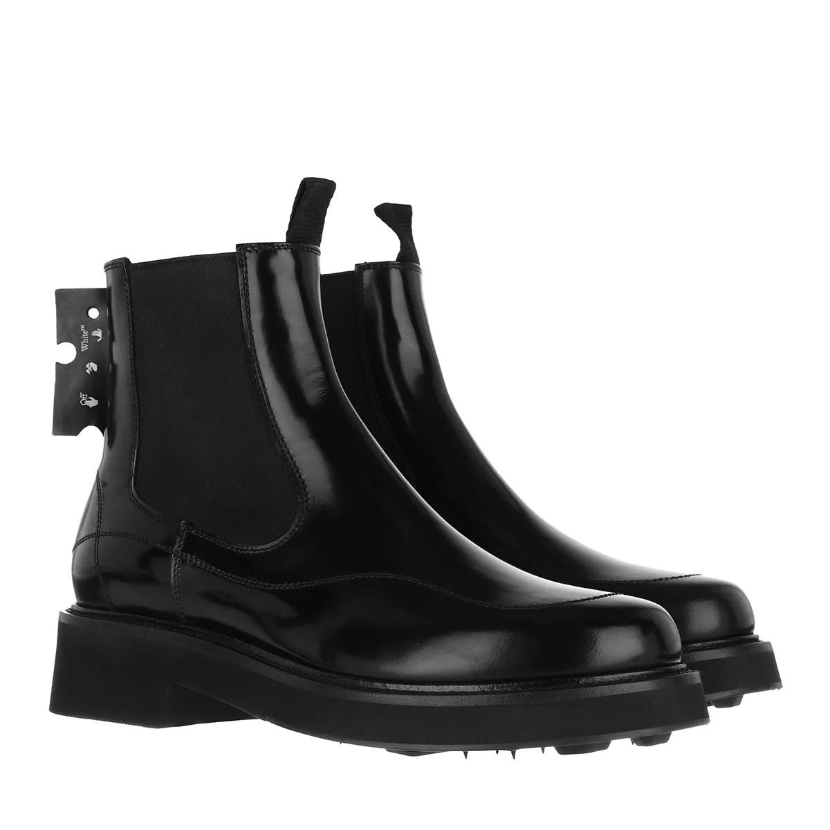 Off white chelsea boots on sale