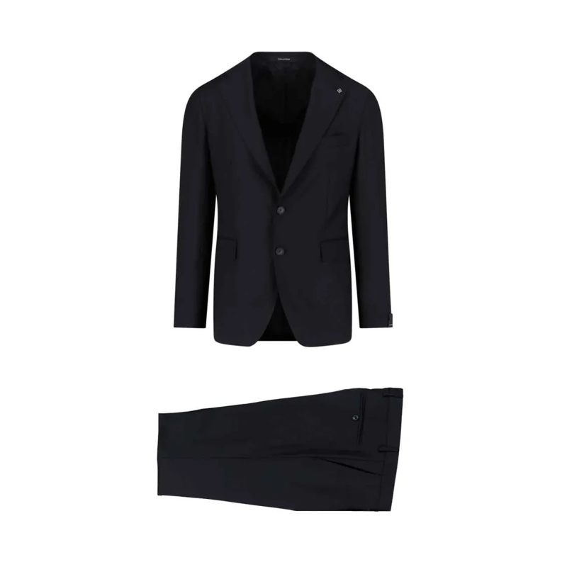 Tagliatore Anzugkombination Single-Breasted Cutter Suit – Black Black