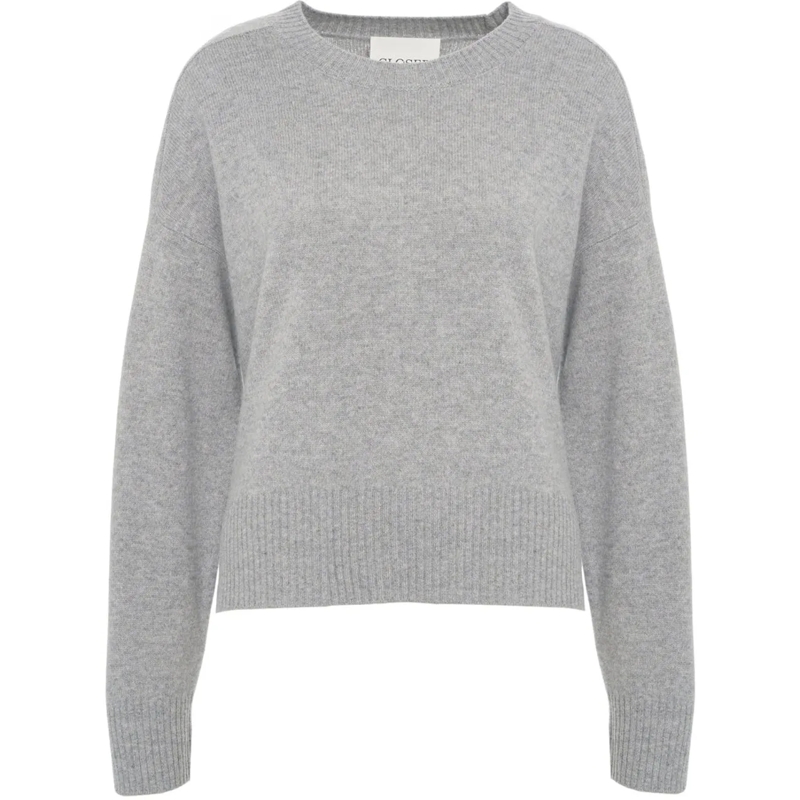 Closed  Wool crew neck sweater grau
