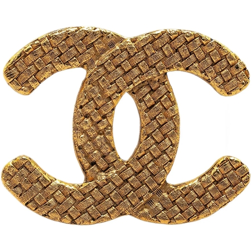 Chanel Pendentif CC Brooch gold