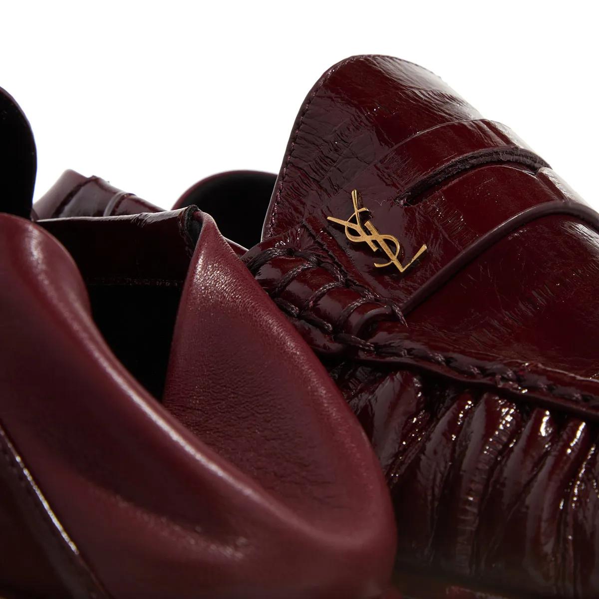 Saint Laurent Loafers Peg in rood