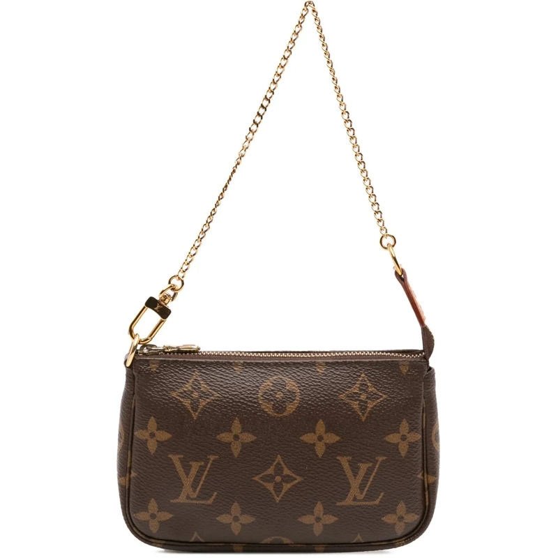 Louis Vuitton Tote Monogram Mini Pochette Accessoires braun