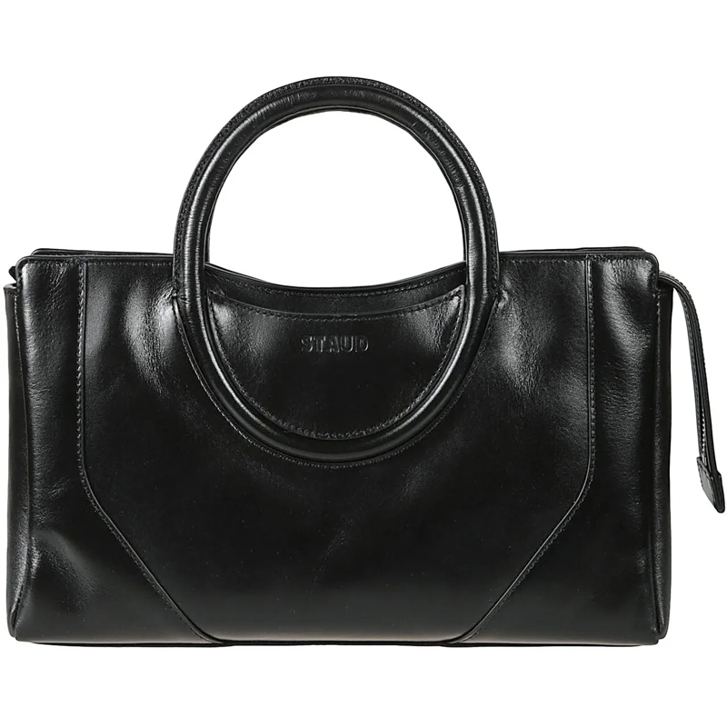 Staud Tote Maude Mini Satchel Bag Black schwarz