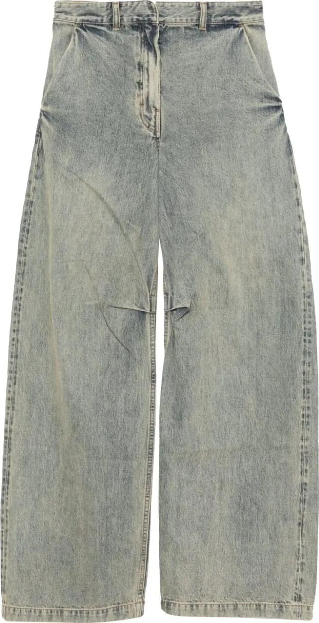 Thumbnail - ENTIRE STUDIOS - Dem Jeans Surface Wave Grey - Größe S - grau