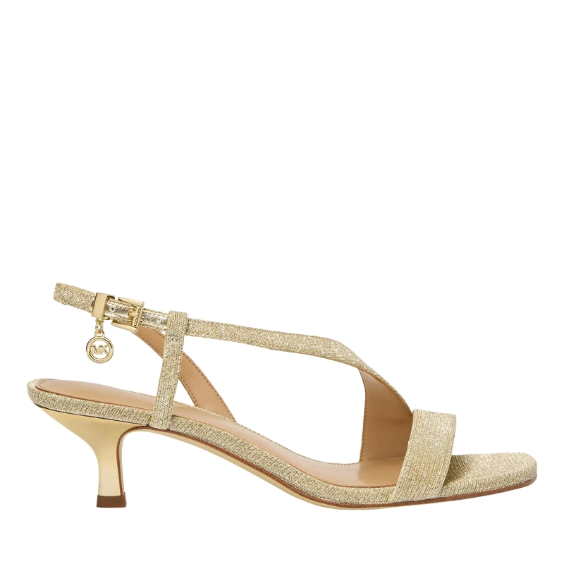 MICHAEL Michael Kors Sandaletten mit Absatz Jaida Kitten Sandal Pale Gold