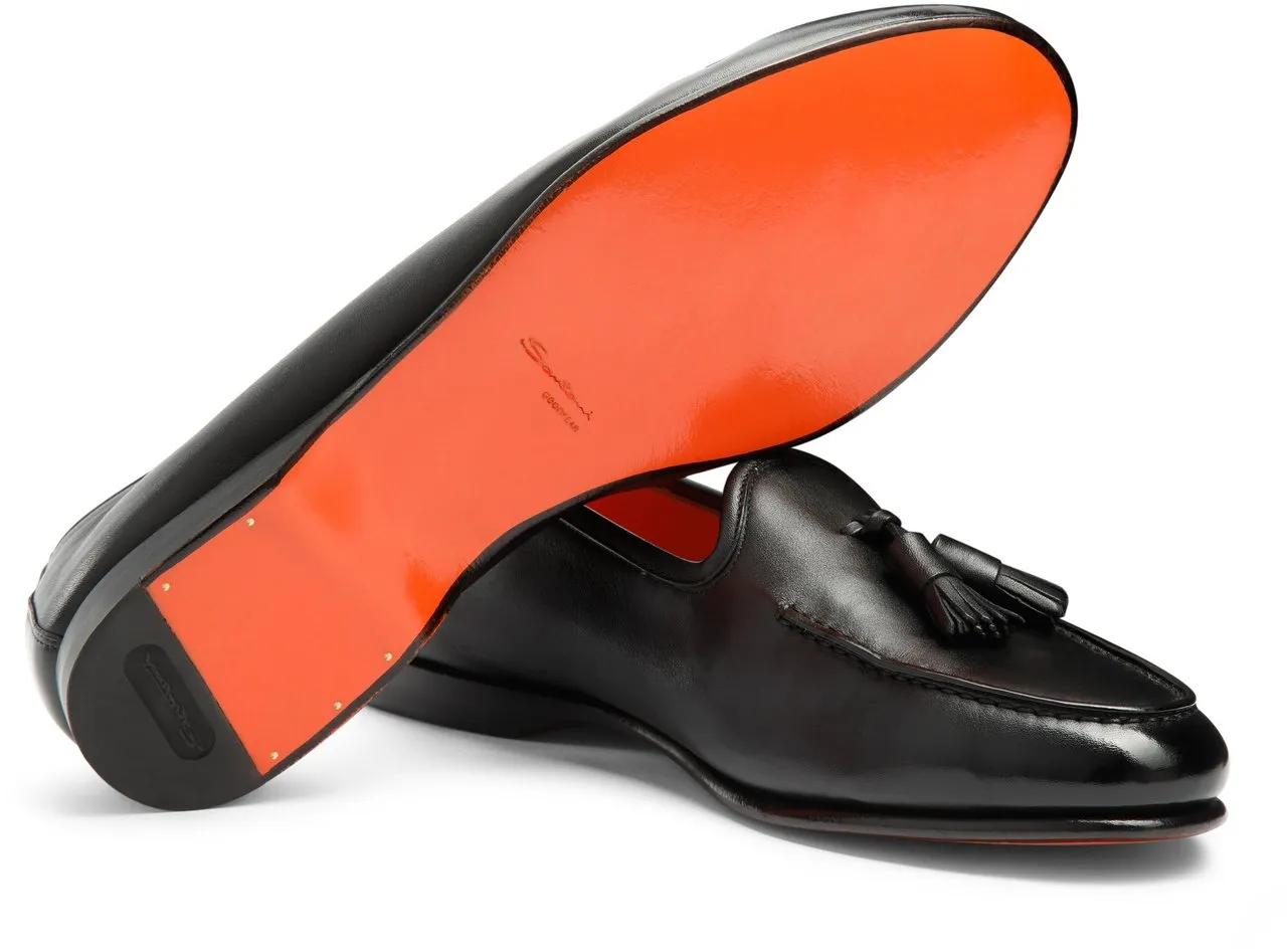 Thumbnail - Santoni Loafer - Men?s tassel loafer - Gr. UK_10 - in Weiß - für Damen