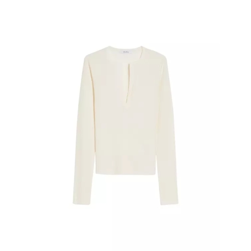 Max Mara Urlo Long Sleeve Top Neutrals 