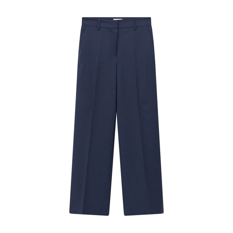 WEEKEND Max Mara Freizeithose Stoffhose Visivo blau
