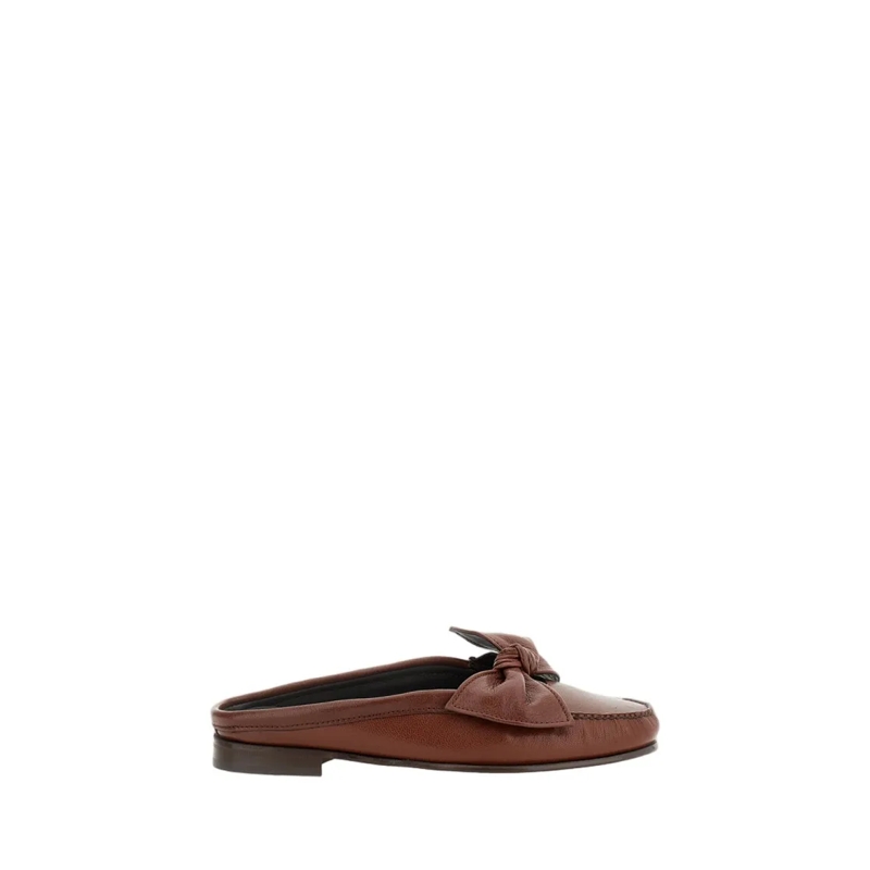 Hereu Mules Corbati Mule Shoes Brown
