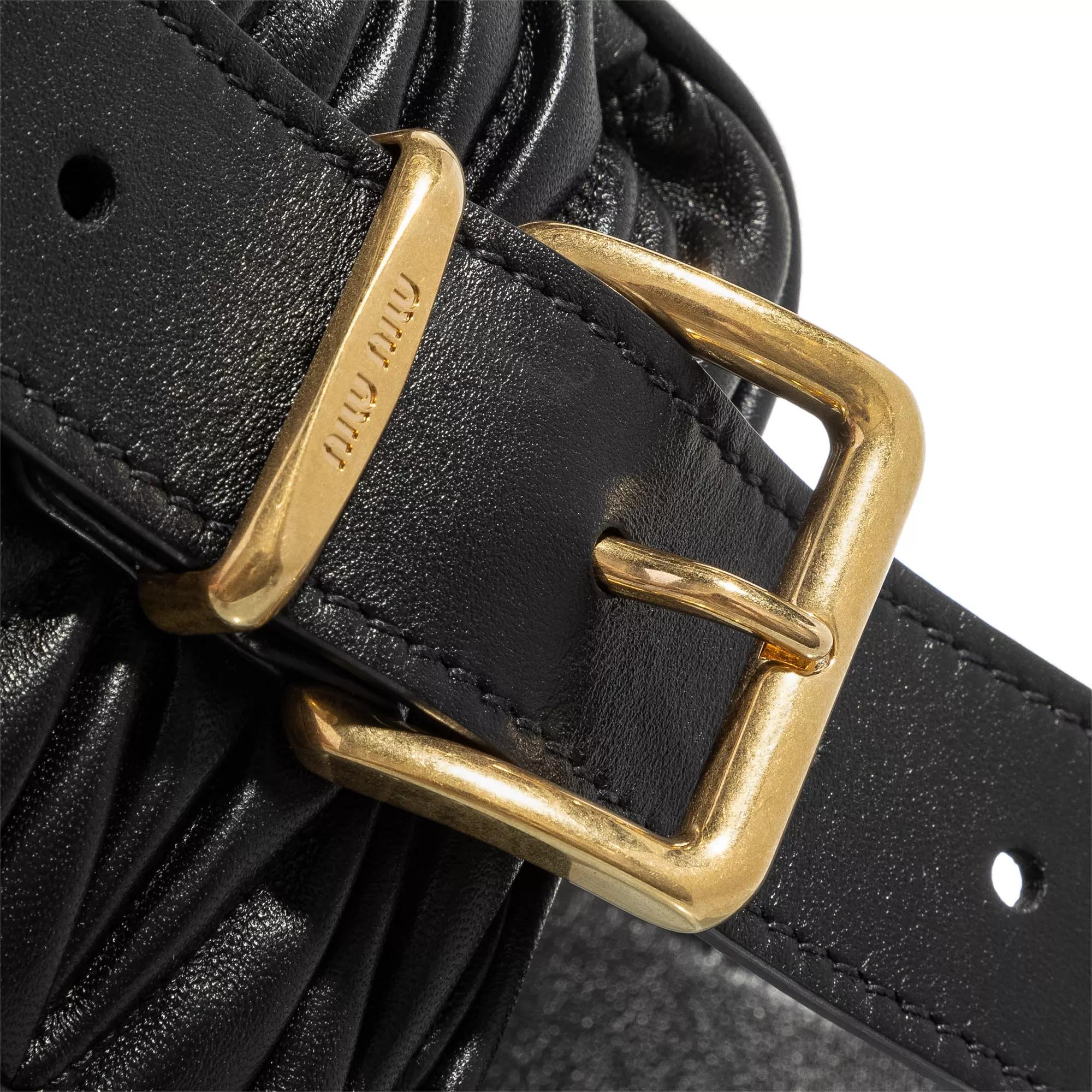 Miu Handtassen Shoulder Bag in zwart