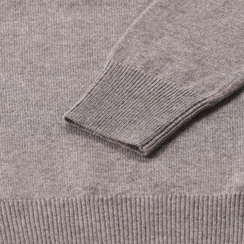 Saint Laurent Pull à col roulé Rollkragenpullover aus Kaschmir braun(Image 3)