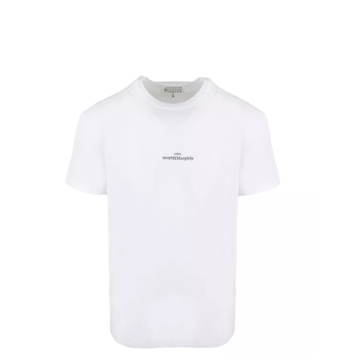 Maison Margiela  Distorted Logo T-Shirt White