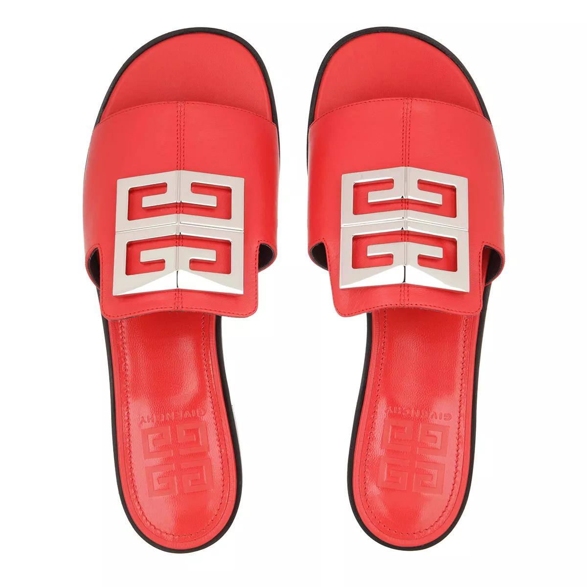 Givenchy slides outlet red and white