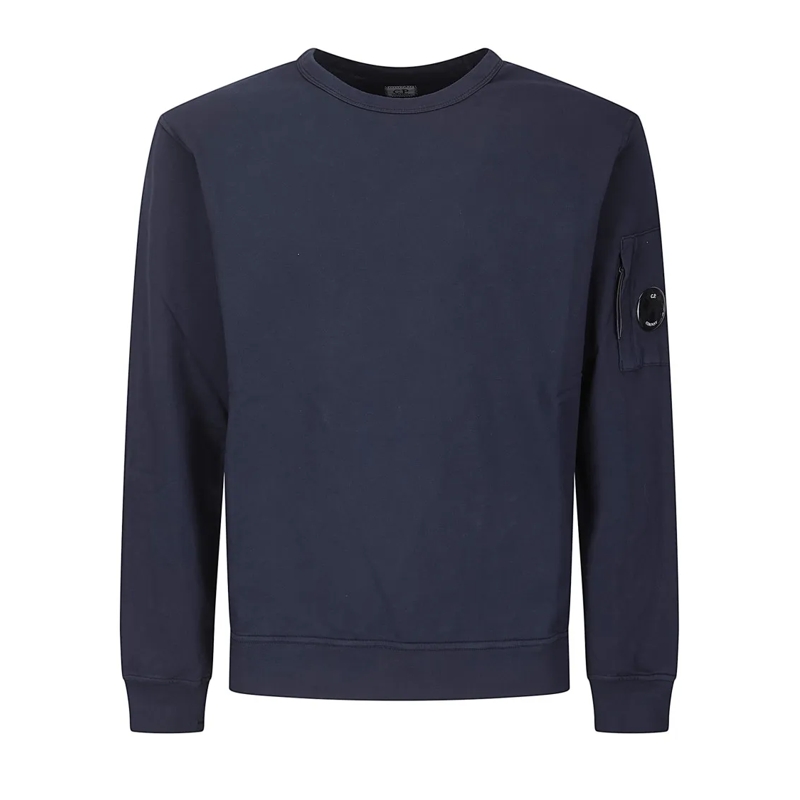 CP Company  Light Fleece Crewneck Sweatshirt Black