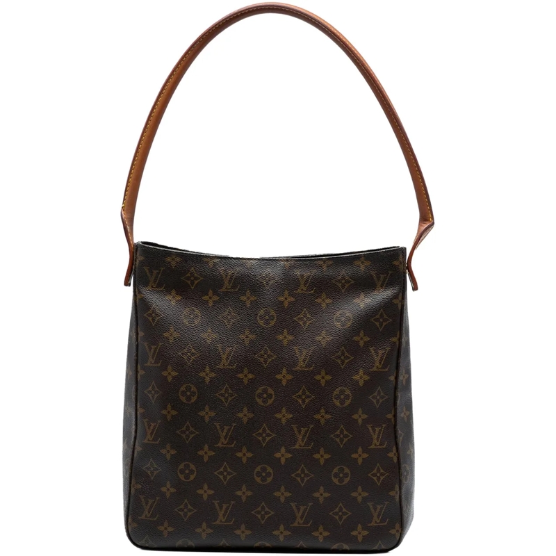 Louis Vuitton Schultertasche Monogram Looping GM braun