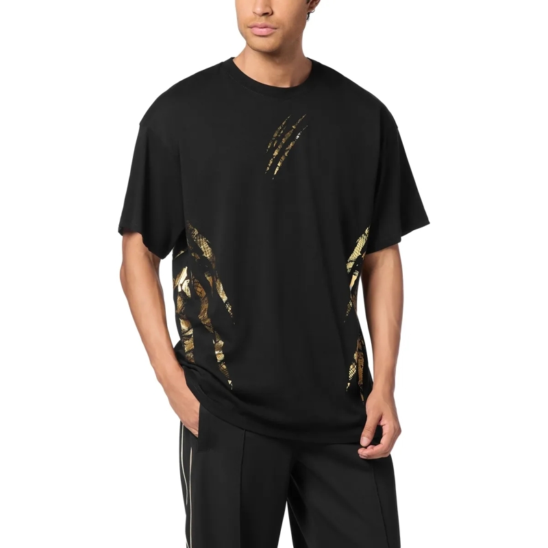 Plein Sport T-Shirt T-Shirt Rundhalsausschnitt schwarz(Image 3)