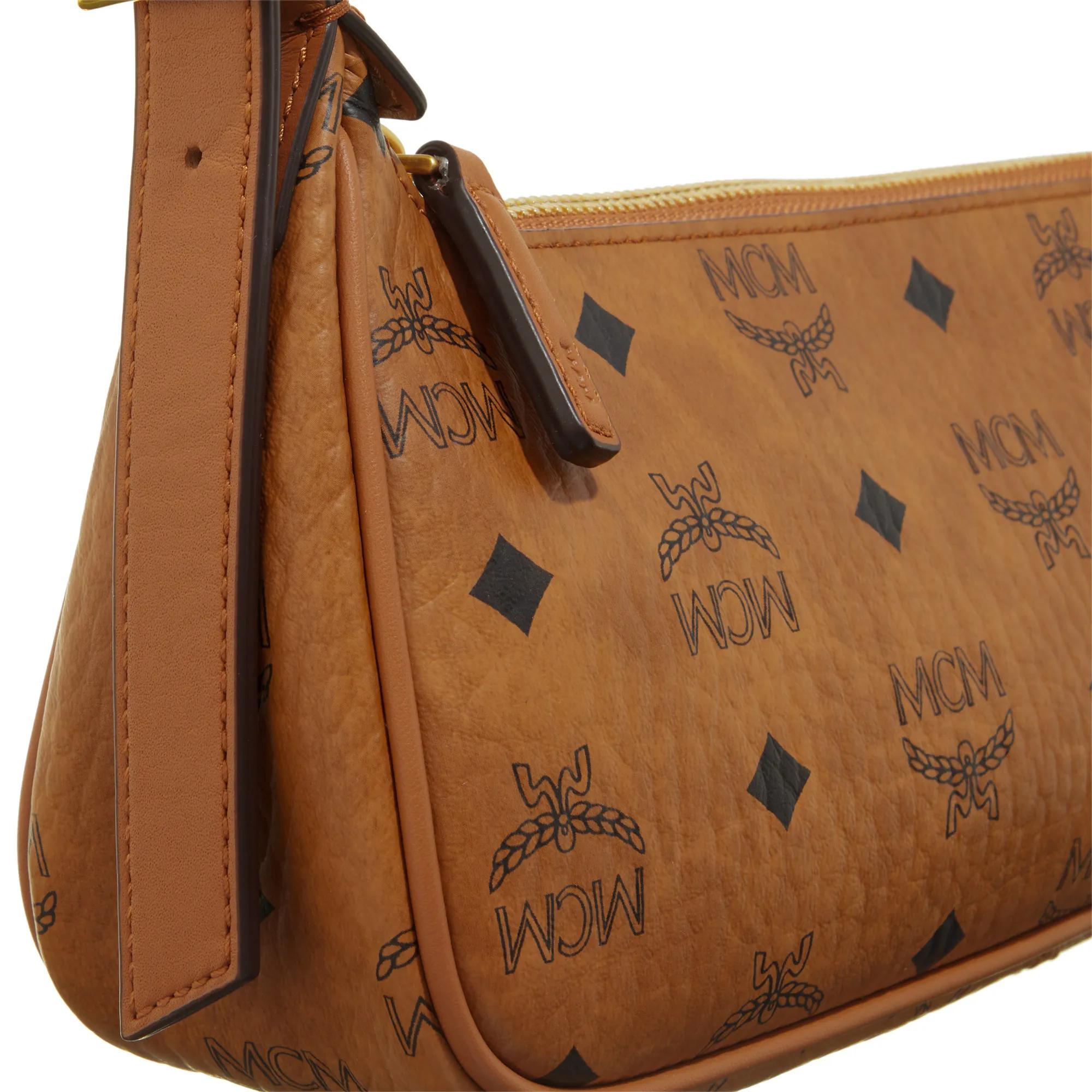 MCM Pochettes Aren Vi Shoulder Bag Sml Co in bruin