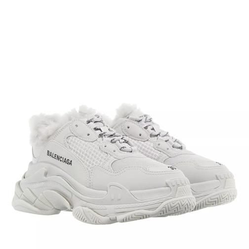 Balenciaga Lady Sneaker Triple S Sneaker Fur Grey/Grey Fur lage-top sneaker