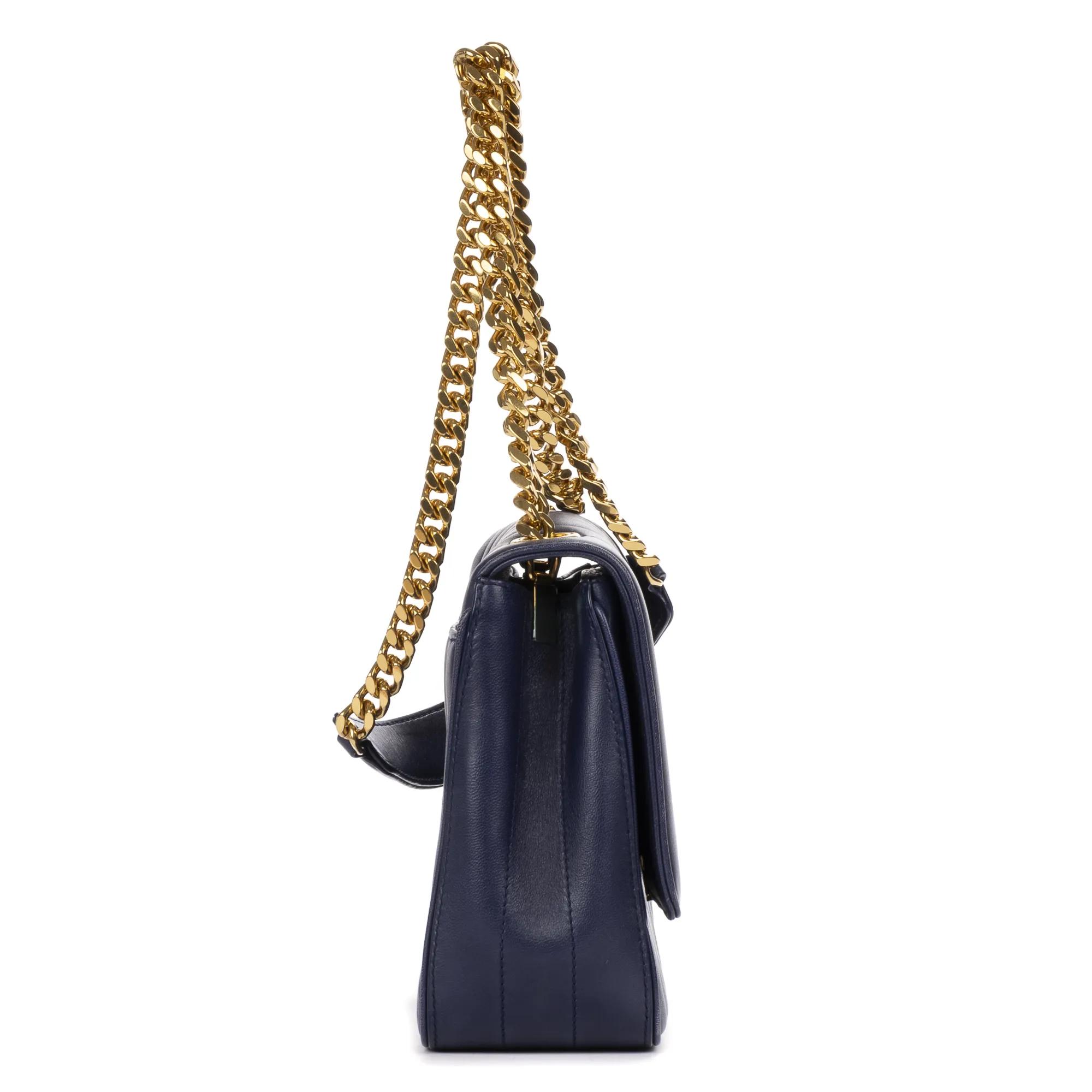 Thumbnail - Saint Laurent Crossbody Bags - Vicky Chain Flap Crossbody - Gr. unisize - in Blau - für Damen