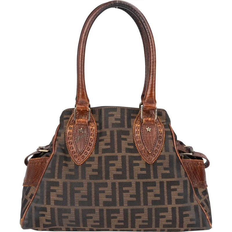 Fendi Schultertasche Fendi FF Monogram Piccola Handbag mehrfarbig
