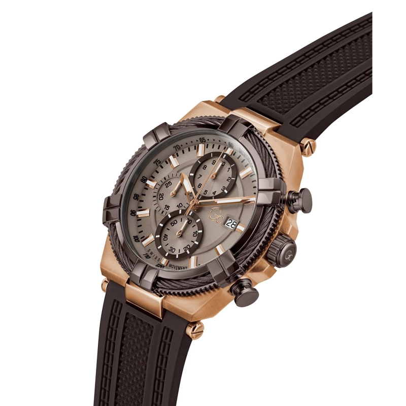 GC Quarzuhr Quarz-Analoguhr Gc Ironforce braun(Image 4)