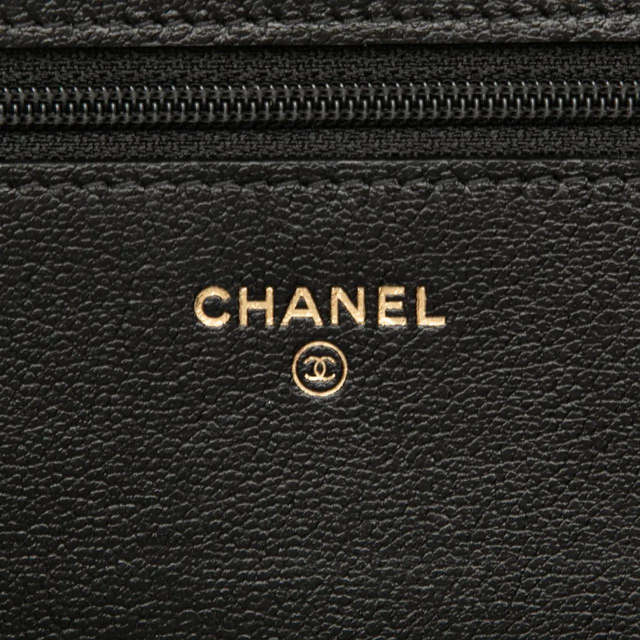 Thumbnail - Chanel Hobo Bags - CC Studded Goatskin Wallet On Chain - Gr. unisize - in Schwarz - für Damen