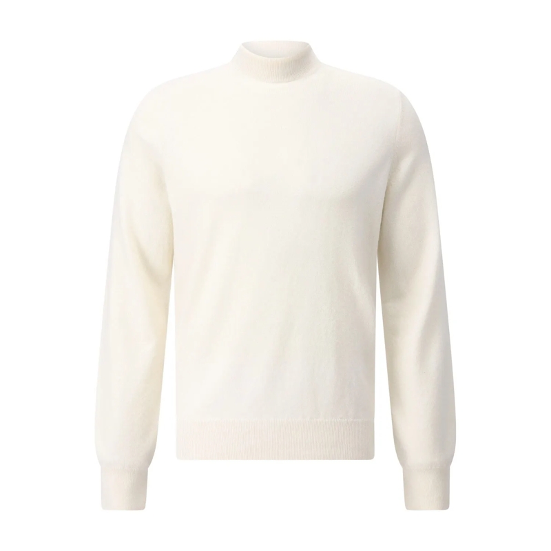 Givenchy Trui Strickpullover mit Stehkragen Creme