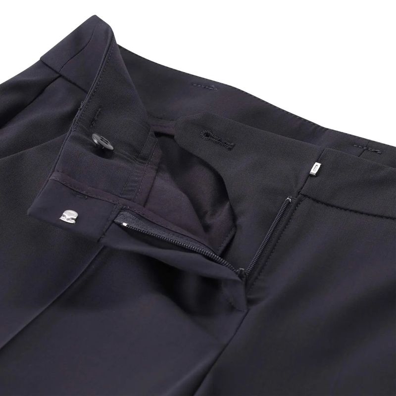 windsor. Freizeithose Businesshose aus Schurwolle Schwarz(Image 6)
