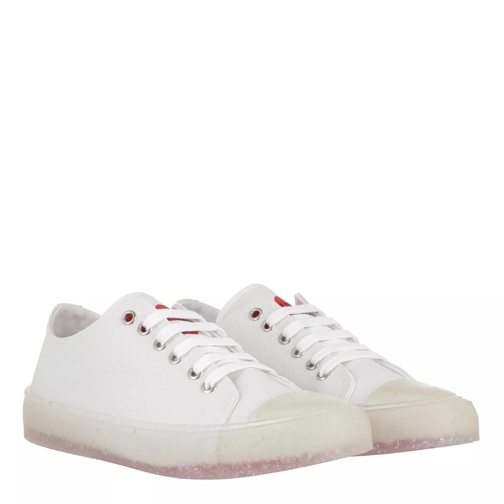 Love Moschino Sneaker Eco30 Canvas Bianco Low-Top Sneaker