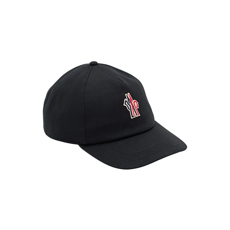 Moncler Hoed Black Baseball Cap Black