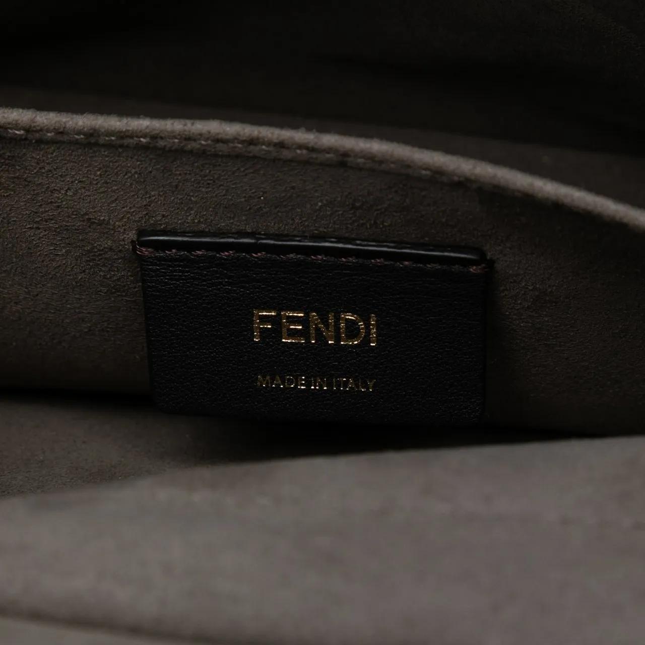 Thumbnail - Fendi Hobo Bags - Zucca Crystal Double F Baguette Satchel - Gr. unisize - in Braun - für Damen