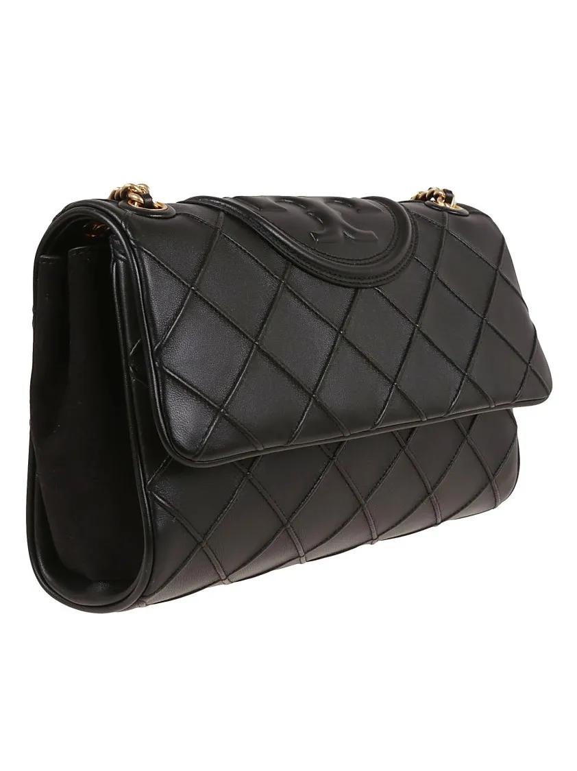 TORY BURCH Hobo bags Fleming Soft Convertible Shoulder Bag in zwart