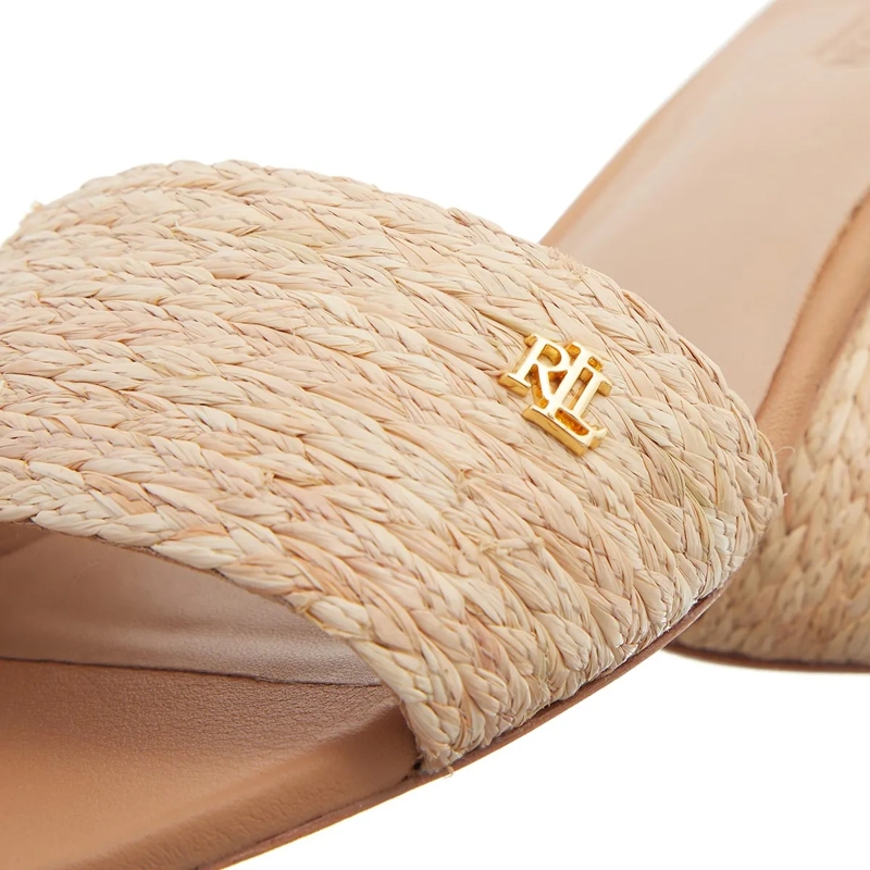 Lauren Ralph Lauren Sandalen Fay Sandals Flat Sandal Natural(Image 5)
