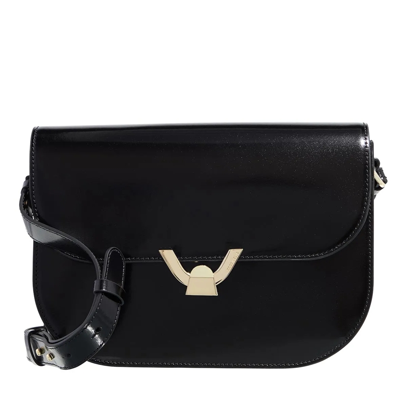 Coccinelle Crossbody Bag Coccinelle Dew Shiny Calf Noir