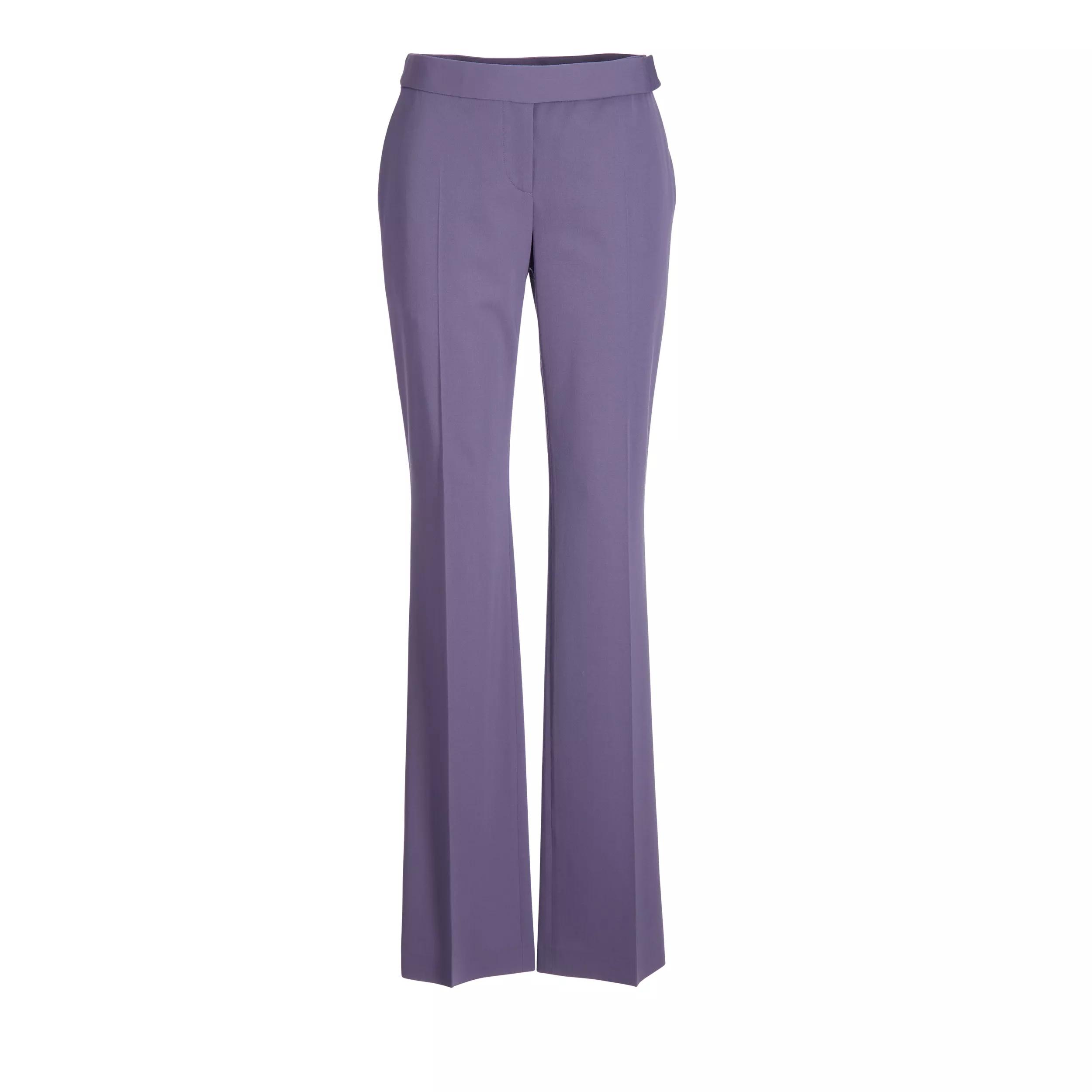 Stella McCartney - LOW WAIST SLIM Hose - Größe I46 - violett