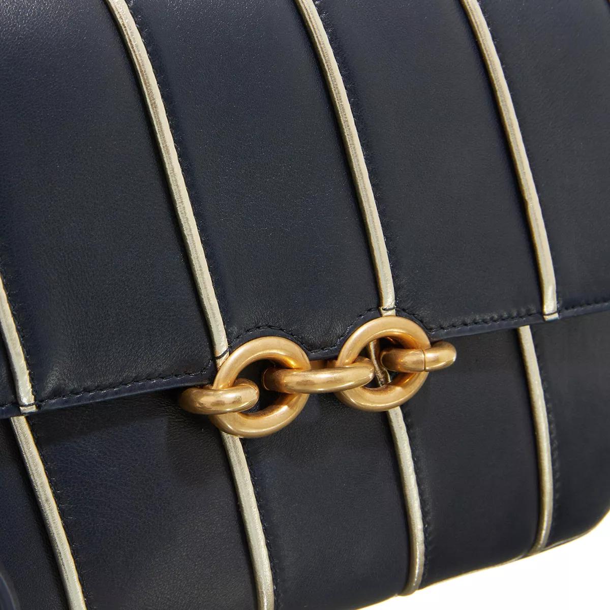 Saint Laurent Crossbody bags Two Tone Leather Le Maillon Shoulder Bag in blauw