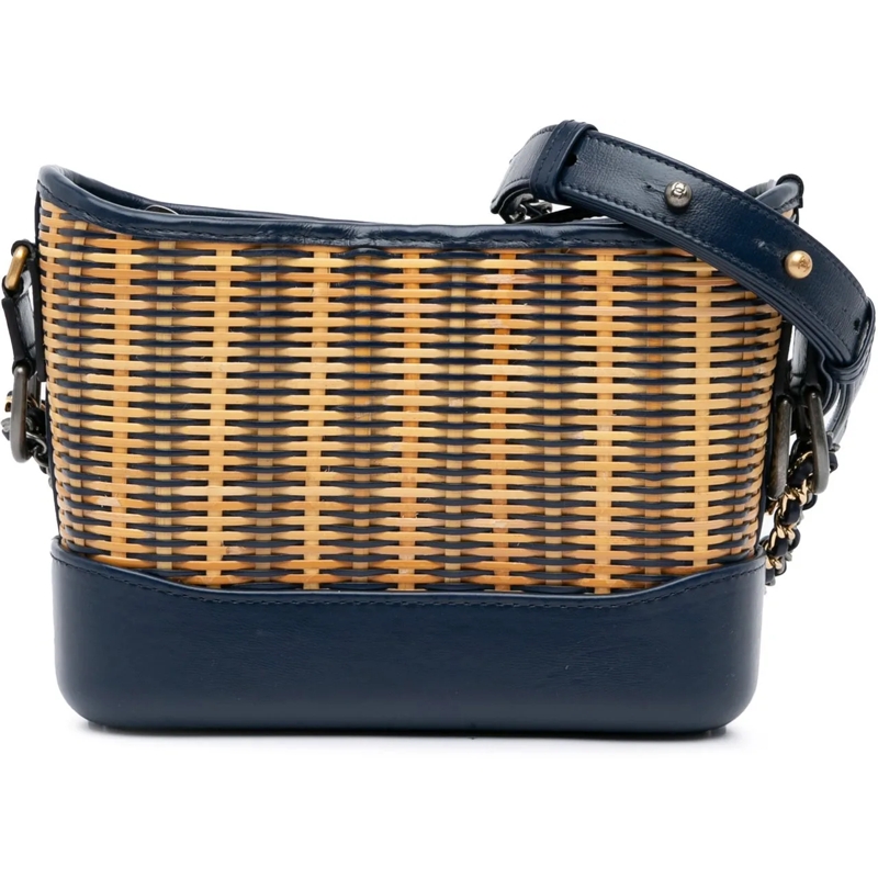 Chanel Sac à bandoulière Small Rattan Gabrielle Crossbody braun