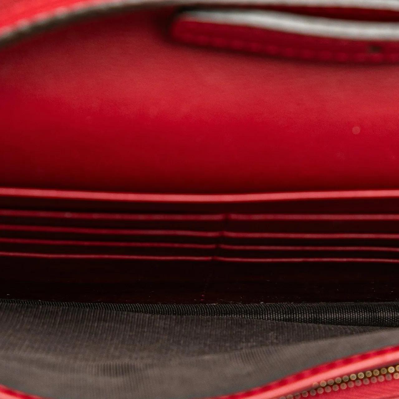 Thumbnail - Gucci Hobo Bags - 2000-2015 Microguccissima Wallet on Strap - Gr. unisize - in Rot - für Damen