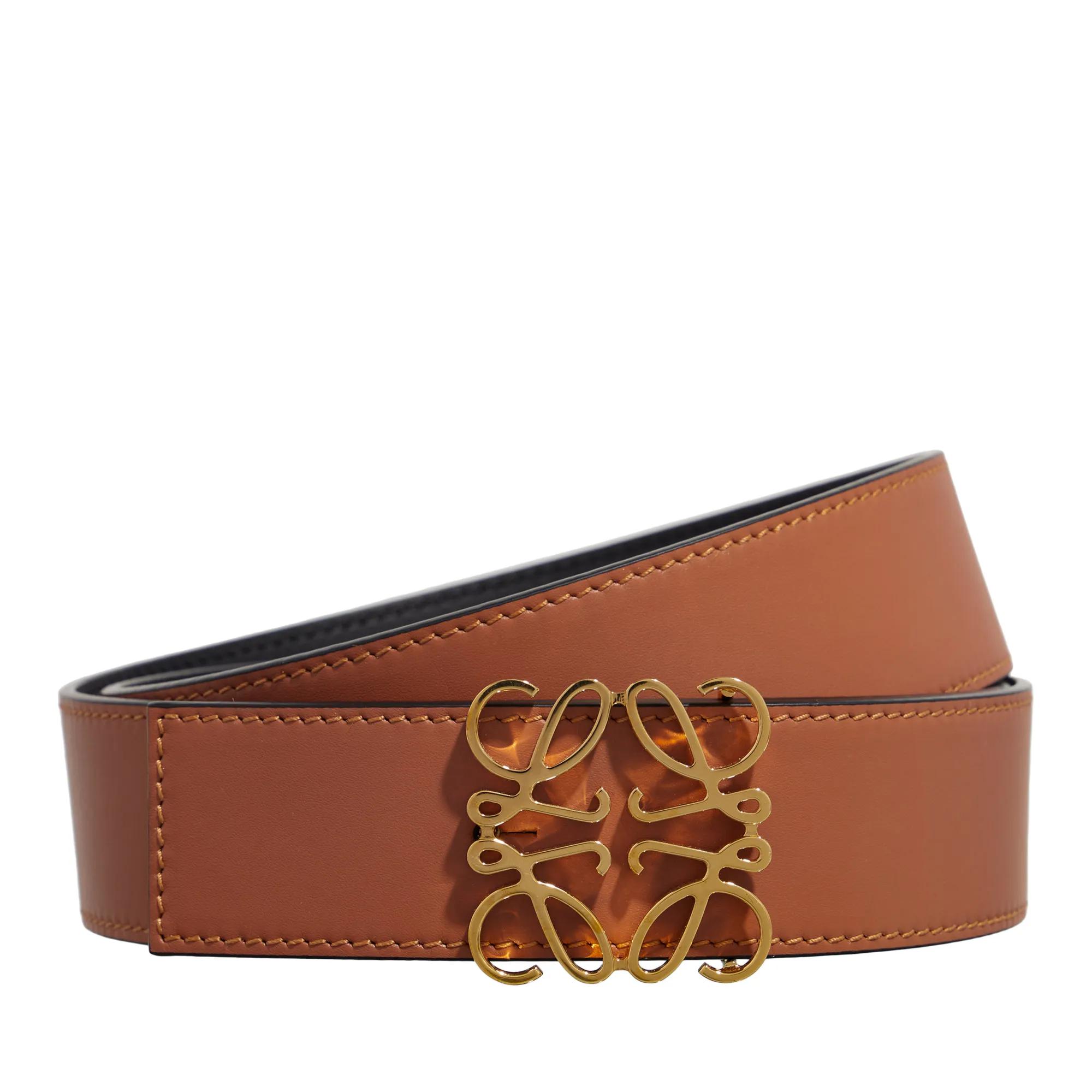 Loewe Gürtel - Reversible Anagram Belt - Gr. 105 - in Braun - für Damen