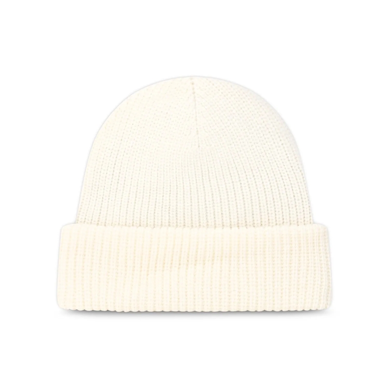 Altea Chapeau en laine Beanie aus Schurwolle Creme