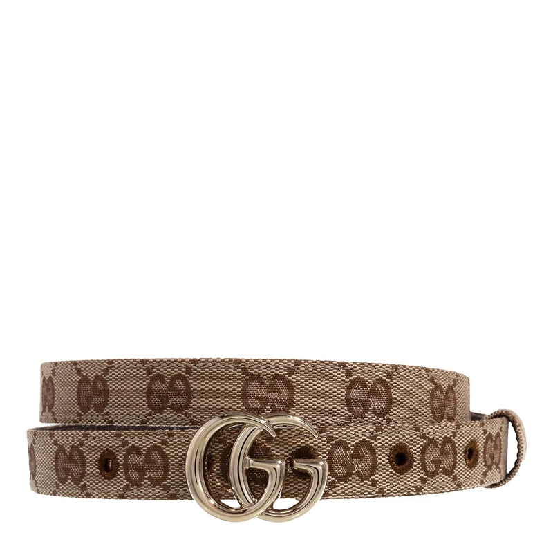 Gucci Dunne Riem Marmont Belt Beige
