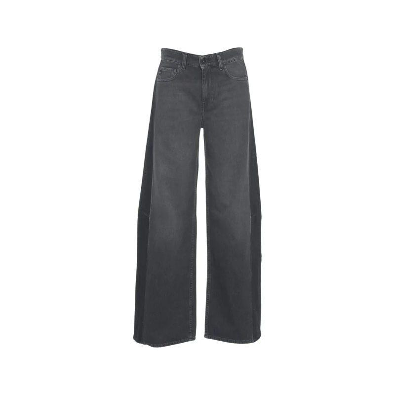 Adriano Goldschmied Jeans Wide-Leg Denim Trousers Grey